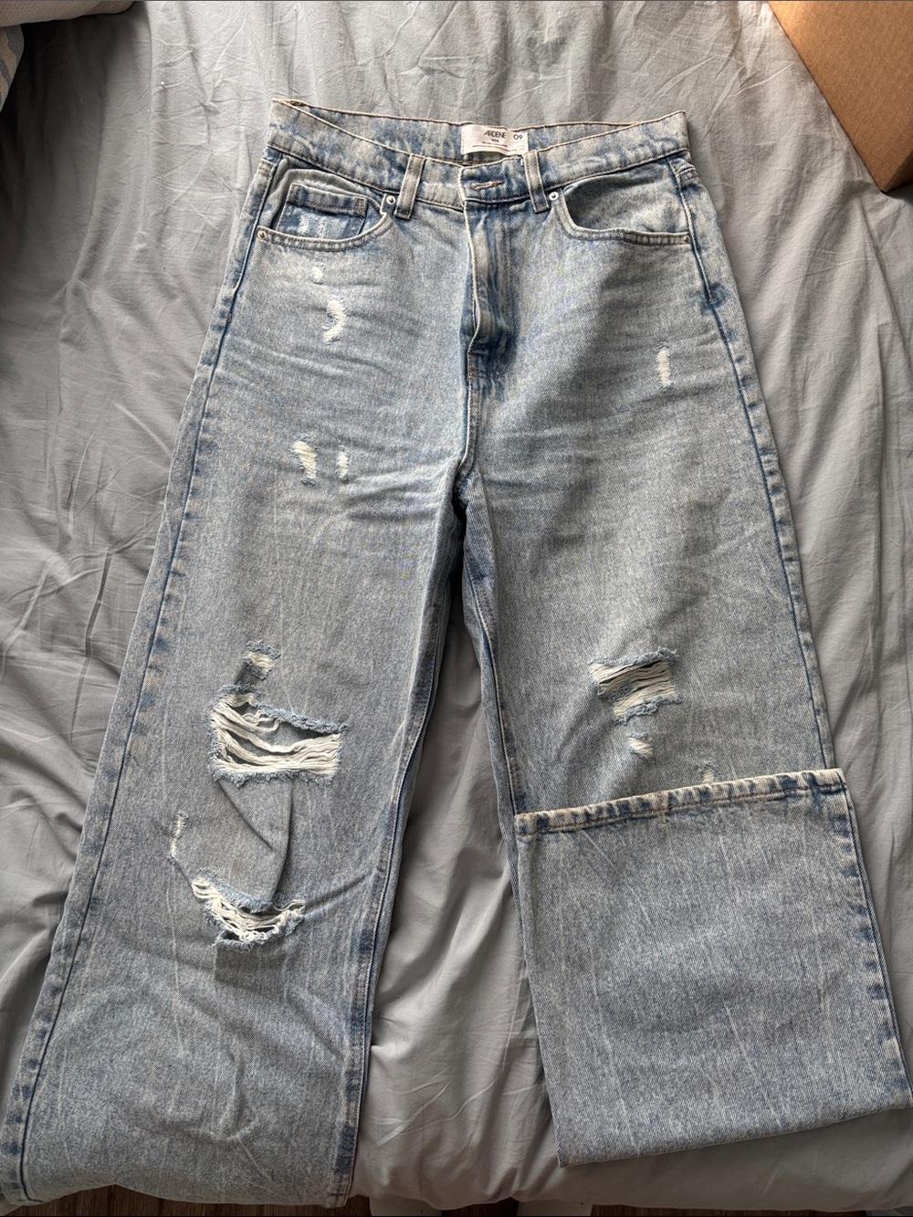 ardene hi rise 90s wide leg jeans